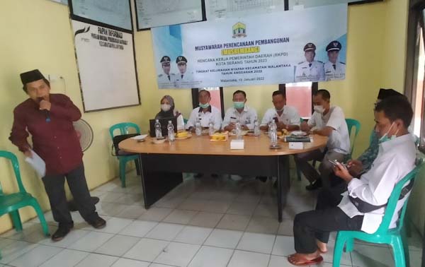 Akomodir Aspirasi dari masyarakat, Kelurahan Nyapah Gelar Musrenbang RKPD tahun 2023