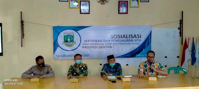 Kelurahan Pengampelan Pasilitasi PUPR Provinsi Banten, Gelar Sosialisasi