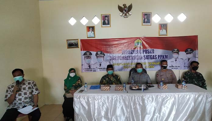 Camat, Kapolsek dan unsur muspika kecamatan walantaka, Evaluasi Terkait PPKM