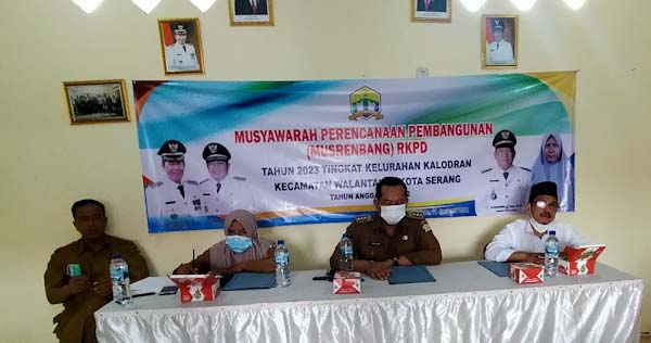 Dalam Mengakomodir Usulan Terkait Pembangunan dan Pemberdayaan, Kelurahan Kalodran Gelar Musrenbang Tahun 2023