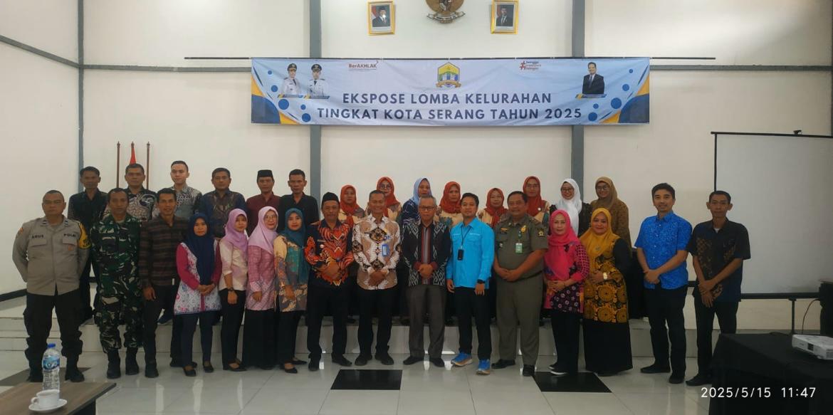 EKSPOSE LOMBA KELURAHAN TINGKAT KOTA SERANG TAHUN 2025