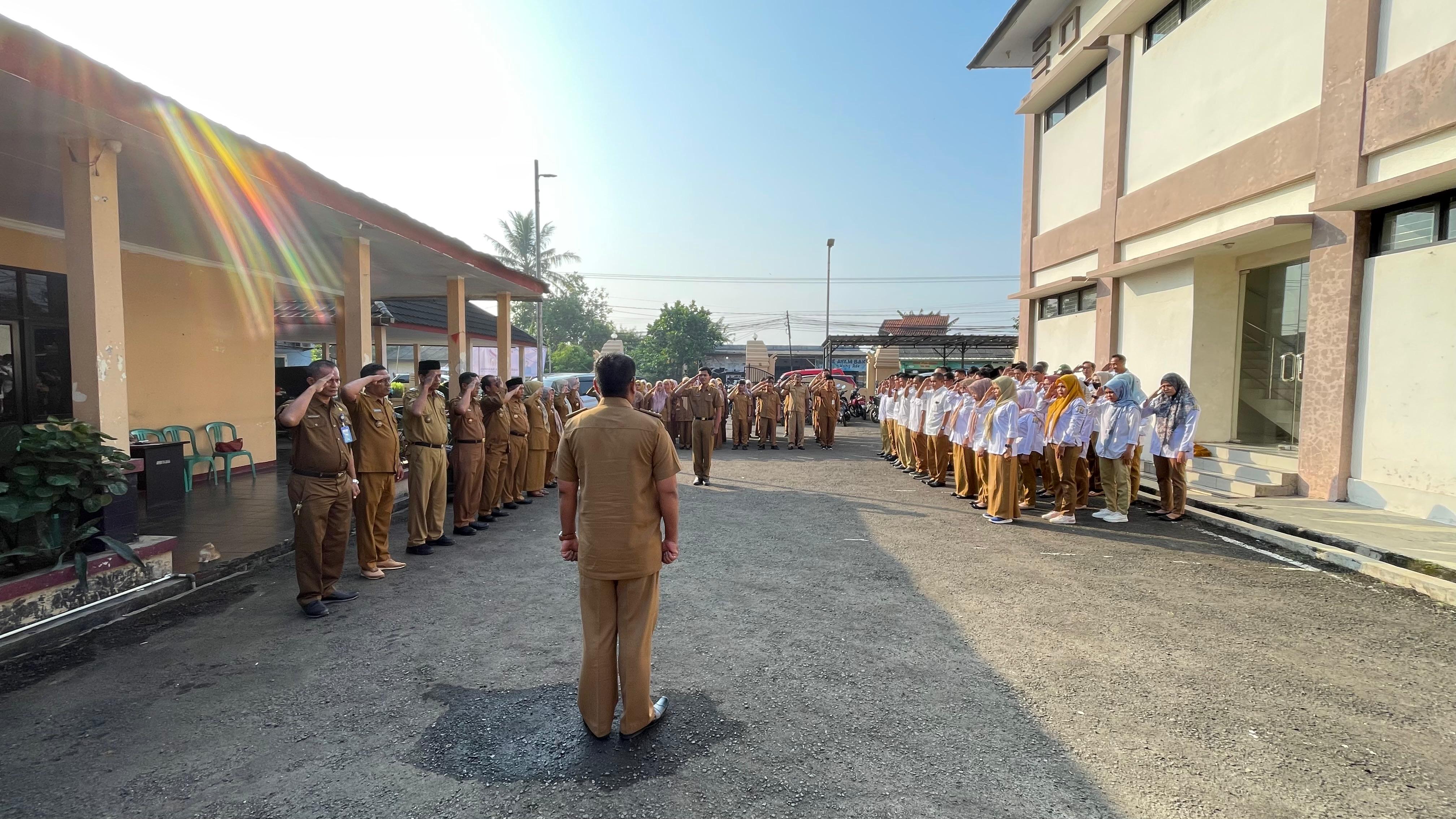 Apel Pagi ASN dan Non ASN di Link Kecamatan Walantaka