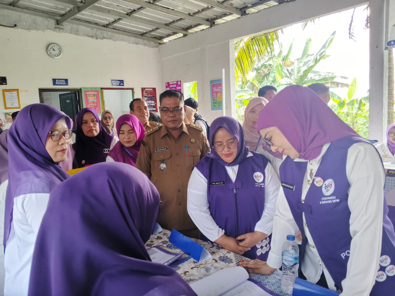 Camat Walantaka Sambut Kedatangan Kepala Pembina Posyandu Kota Serang