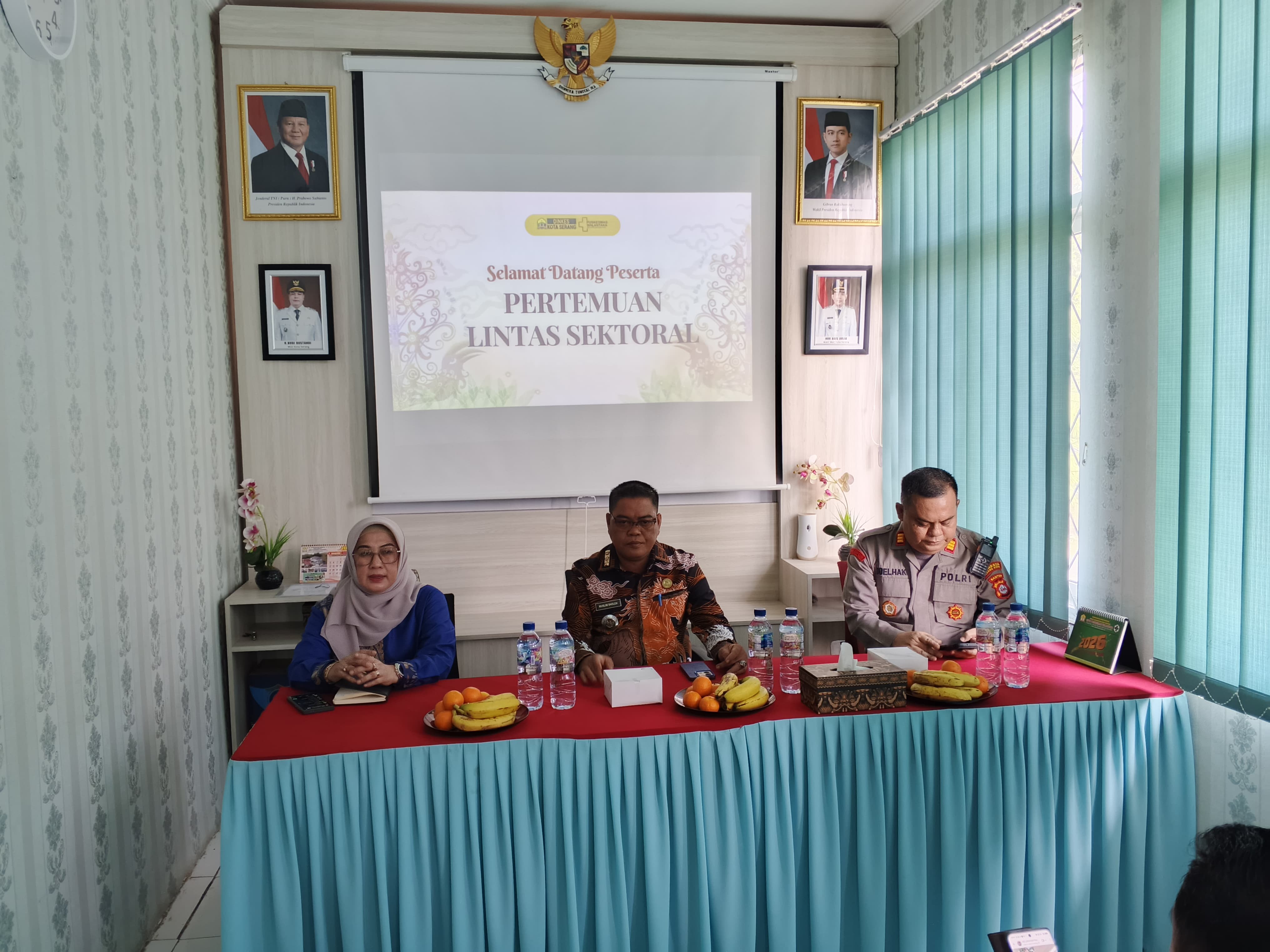 Camat Walantaka Menghadiri Rapat Lintas Sektoral (LINSEK)